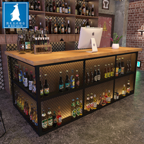 Retro industrial style Bar Bar Restaurant Grill Restaurant Cashier shop Small clothing store Cashier table