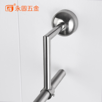 Yonggu side 7-shaped clothes bar balcony fixed stainless steel hanging seat Wall gypsum board ceiling drying rack