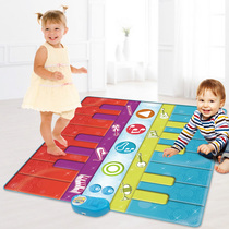 Baby Pedal Piano Baby Fitness Rack Toddler Boys and Girls Double Foot Music Carpet Early Education Educational Toys
