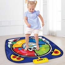 Boys and girls children early childhood education puzzle game blanket happy alarm clock carpet music blanket dance carpet creative toy