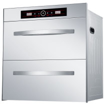 Mrs good beauty disinfection cabinet Household embedded kitchen inlaid disinfection cupboard Stainless steel embedded double layer