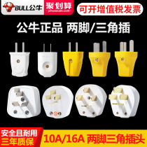 Bull plug leakage Industrial engineering two-three-pin plug 3-pin 10A 16A air conditioning power plug