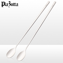 German plazotta stainless steel mixing spoon long handle mixing stick Cocktail bartending stick Coffee milk tea mixing