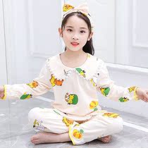 Girls pajamas autumn cotton princess style long sleeve cute baby childrens pajamas girls
