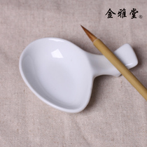 Special value multi-function water disc brush holder ceramic study Four Treasures calligraphy supplies painting tools