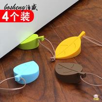 Silicone door stopper door stopper door stopper door card windproof anti-collision door door wedges door stopper cute door artifact