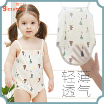 Newborn bellyband sleeveless baby clothes men and women baby cotton summer thin sling hip triangle ha