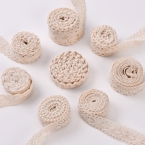 10 m lace accessories beige cotton lace handmade diy cotton lace clothing accessories fabric