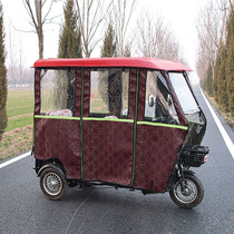 Yadi Emma elderly electric tricycle shed stainless steel fully enclosed warm and rainproof transparent plastic canopy