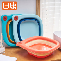 Rikang baby washbasin newborn baby washbasin pp folding small baby basin children wash butt basin products