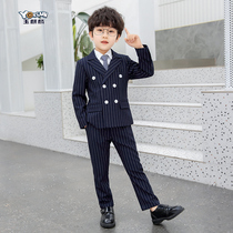 Boy suit suit suit spring and autumn boy handsome flower boy wedding dress autumn children suit British host