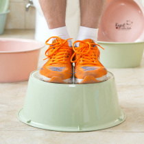 Plastic washbasin home large thick baby small water laundry laundry basin student dormitory washbasin foot basin