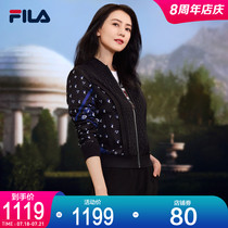 FILA Fila official high Yuanyuan with the same paragraph womens cotton clothes in the spring of 2021 new sports short jacket