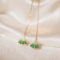Conspicuous stream suzzirite slats Ears Thread Woman Pure Silver 2019 New Tide Gas Long SOUTH KOREA EARRINGS