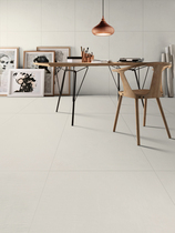 Wabi-sabi wind soft light surface cream micro-cement tile villa living room dining room floor brick wall brick 750*1500 large board