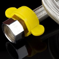 Tianyi Jinniu quality home decoration 304 stainless steel wire braided water inlet hose thickened copper cap 4 points