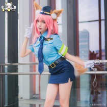 Spot Manchuang Fate Extella FGO Tamamo ex cos policewoman Xiaoyu cosplay costume female