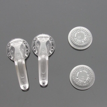 DIY transparent ear shell 14 8mm ear shell plastic flat head fever shell mx500 IE2 headset outside