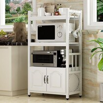  Kitchen shelf Floor stand Microwave oven shelf Electric oven storage rack Dining side cabinet Multi-layer space-saving shelf