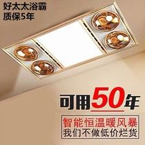 Yuba integrated ceiling embedded aluminum gusset heating lighting ventilation multi-function three-in-one bathroom 30*60