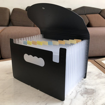 Thickened PP durable folder A5 organ bag storage box sorting bag put ticket holder A4 student information book