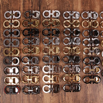Suitable for Ferragamo belt buckle head single sale mens belt head high-grade copper buckle tail clip buckle 3 3~3 5cm