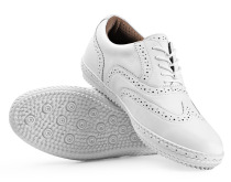 New XFC golf shoes White Ladies leather shoes waterproof cowhide leather nail-free soft bottom non-slip fixing nail