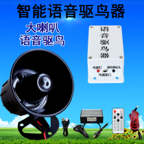 Intelligent high-power solar voice ultrasonic bird repellent vegetable garden orchard fish pond bird repellent artifact
