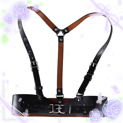 taobao agent Soft waist belt, brace, suspenders, Lolita style, can be worn over clothes, back straps