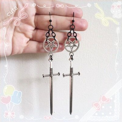 taobao agent Cross -border Japanese soft sister Lolo Totor Fengya COS Creative Ear Ear Ear Ear Ear Ear Ear Ear Ear Ear Ear Ear Ear -American Retro earrings in the United States