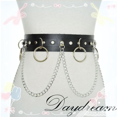 taobao agent Japanese Korean version of Harajuku Lolita Gothic Chain Ring Punk Botes