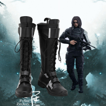 A535 Captain America Winter Warrior COS shoes COSPLAY shoes to customize