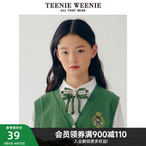 TeenieWeenie Little Bear Coloured collar Girl 2022 Spring new female JK Academy Wind