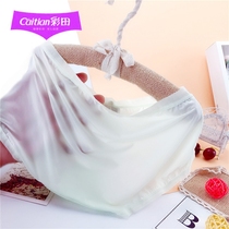 Color Field Briefs Lady ultra-thin Ice Silk No marks Sexy speed Dry overdraft High waist Large size flat angle pants nude cotton crotch