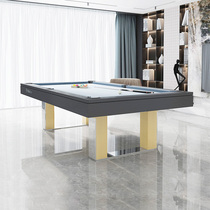 HiboyCue home multifunctional carved table home Modern nine ball Villa two-in-one pool table