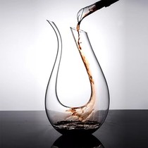 Red wine decanter household crystal glass belt bar wine divider European creative personality harp Swan Wine bottle wine set