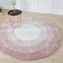 Round carpet Bedroom bedside carpet ins wind girl simple living room Nordic large area dirt-resistant household floor mat