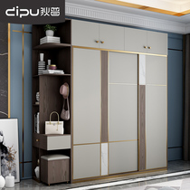 Dippe wardrobe sliding door modern simple with dressing table master bedroom large wardrobe combination whole wardrobe home bedroom