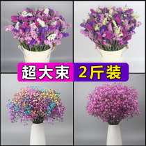 Forget me not gypsophila dried flower bouquet living room decoration fresh Yunnan dried flower real flower decoration decoration air-dried natural