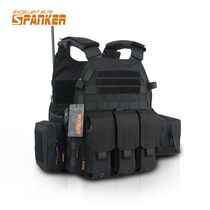 Superior 6094 Tactical vest waistcoat single soldier Ctrip with three-stage A plug-board Army fan Supplies Outdoor Equipment