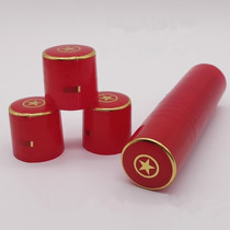 Universal Bottle Mouth Barrel Fit Plastic Film Red Hot Shrink Cap White Wine Bottle Rubber Cap Bottle Cap Thermoshrink Film Maotype Bottle Closure Film
