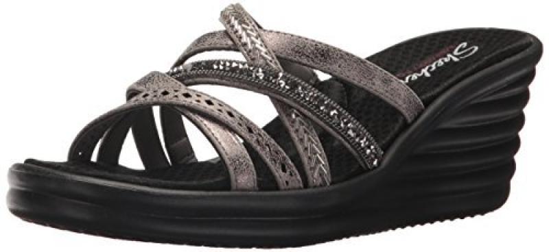 Skechers/Skechers Sandals, High-heeled Shoes Comfortable Fashion Summer American Direct Mail S26117W