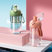 Shangtai new Tritan material plastic water cup A multi-purpose shake cup Mens and womens sports portable straight drink cup