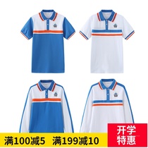 Guangzhou Panyu District junior high school uniforms new short sleeve T-shirt shorts cotton summer trousers custom school uniforms
