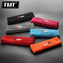 TMT sports headband Sweat-absorbing and sweat-conducting headscarf Mens and womens hair bands Tennis running fitness basketball equipment hairband protective forehead