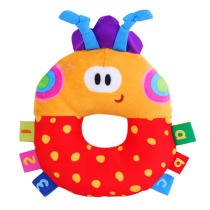 lalababy Rab play baby hand catch rattle toy flower ladybug shake a shakes baby cloth book