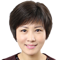 Send mom a whole hand-woven wig set with real hair for the elderly straight hair short hair oblique bangs middle-aged and elderly wig lady