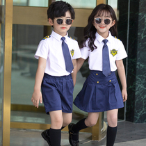 Summer clothes childrens performance uniforms air force pilots uniforms stage performance clothes boys and girls