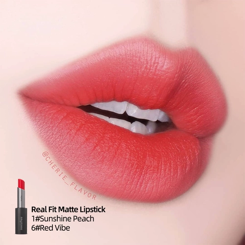 Innisfree, матовая коллекционная помада, Южная Корея, полупрозрачная растушевка