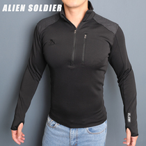 ALIEN SOLDIER anti-scratch tactical clothes T-shirt long sleeve mens autumn and winter warm windproof outdoor military fans clothing